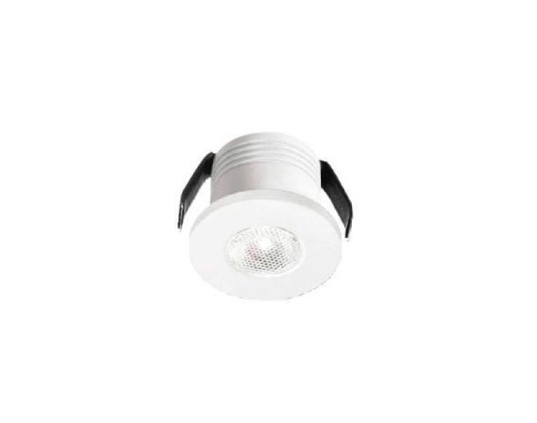 Faretto ad incasso led Gea Luce Glam 3W 4000K bianco opaco - GFA901N 01