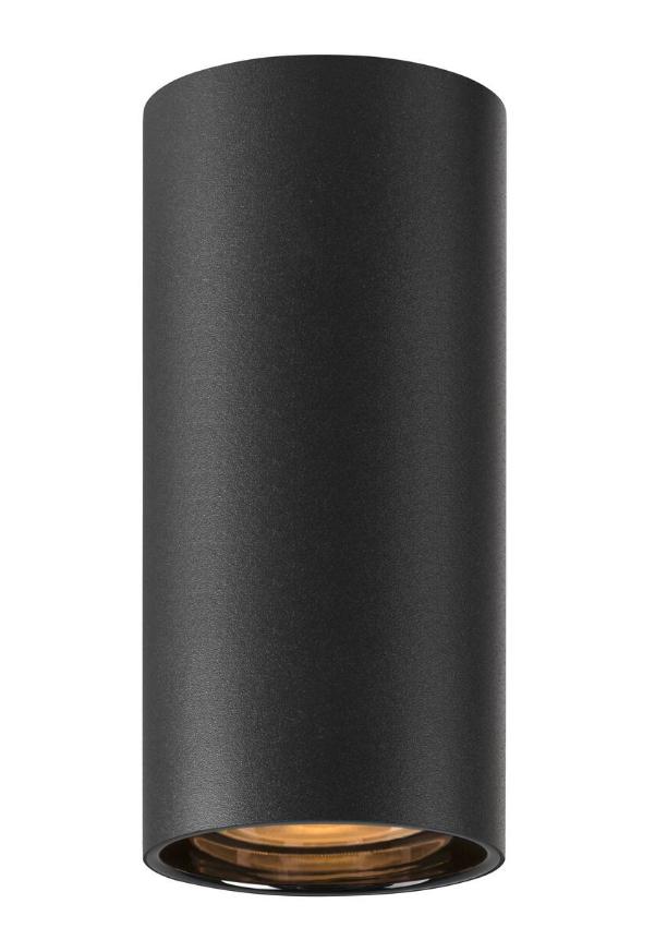 Lampada a plafone SLV Asto Tube 1x max 10W GU10 nero - 1006439 01