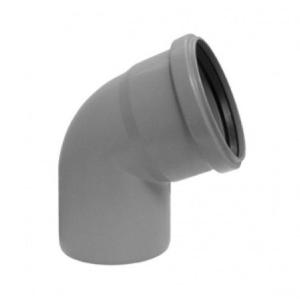 Curva di 67 gradi  diametro 32mm grigio - n1722 a67