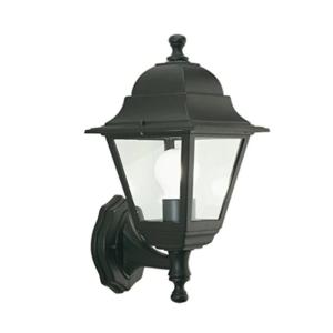 Lampada da parete  verso l'alto ip43 1xe27 max 60w nero - 133.011/06