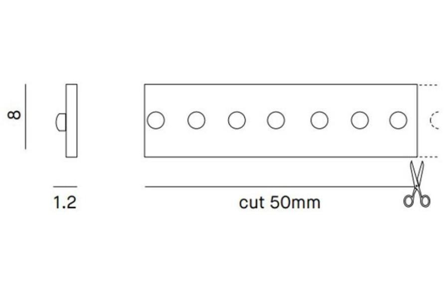 Striscia led Nobile Illuminazione 7W/m 2700K lunghezza 5m - 70042/2700K 02