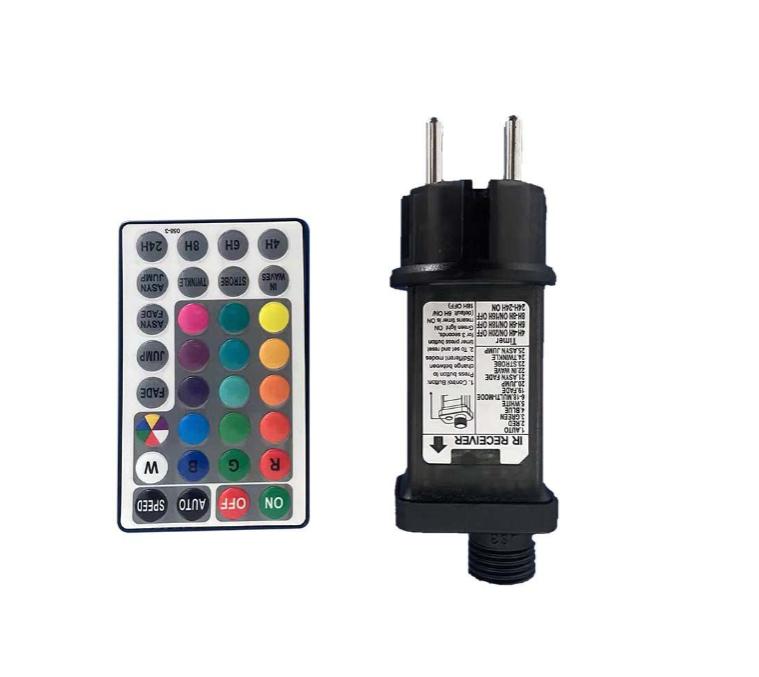 Catenaria led V-tac 15 lampadine da 0,5W RGB 13 metri VT-713S -  23159 05