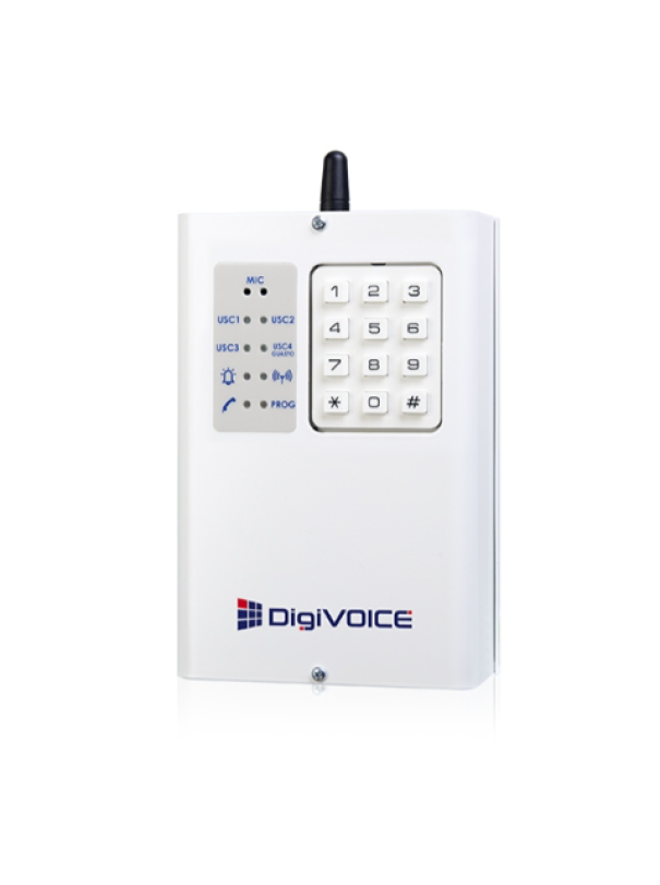 Combinatore telefonico Bentel 13.8V 350mA bianco - DIGIVOICE 01