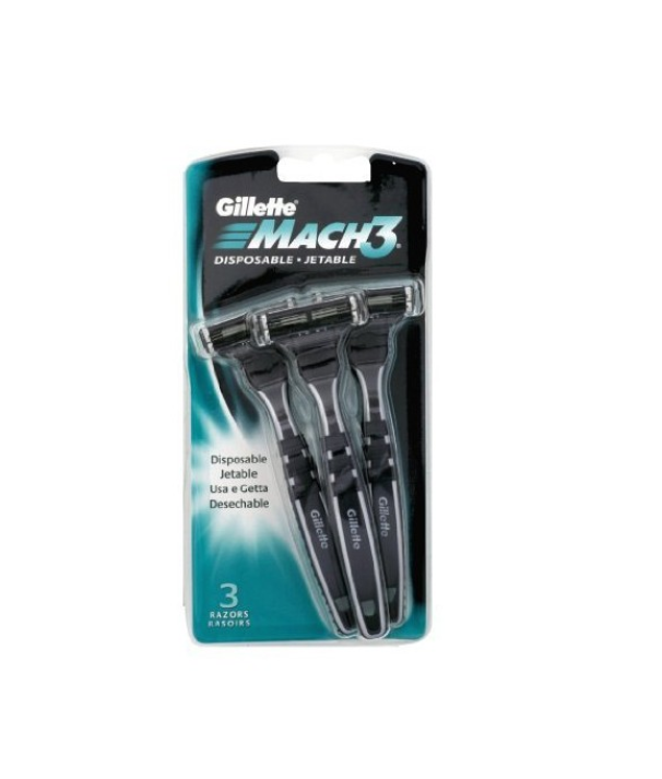 Rasoi usa e getta CFG Gillette Mach 3 3pz - G120 01