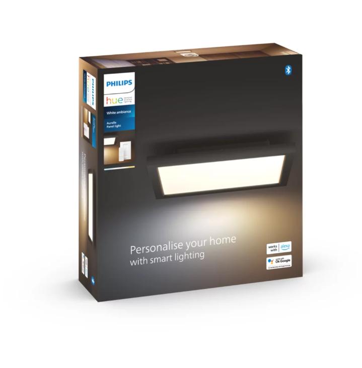 Pannello led quadrato Philips Hue Aurelle 2200-6500K White Ambiance nero - 15901300 04