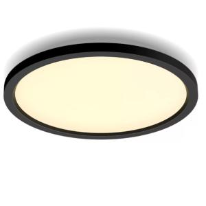 Pannello led rotondo  aurelle 2200-6500k white ambiance nero - 15907500