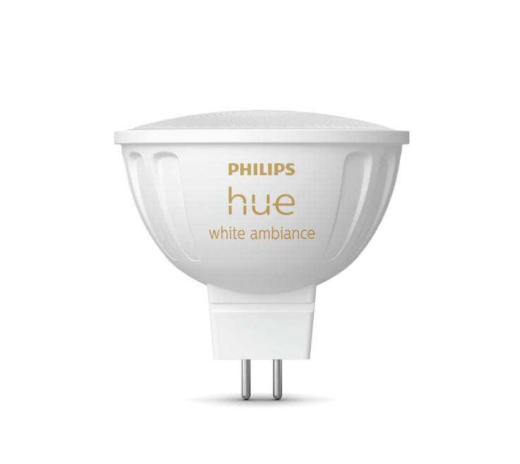 Lampadina led MR16 Philips Hue GU5,3 5,1W 2200-6500K White ambiance -  49134200 02