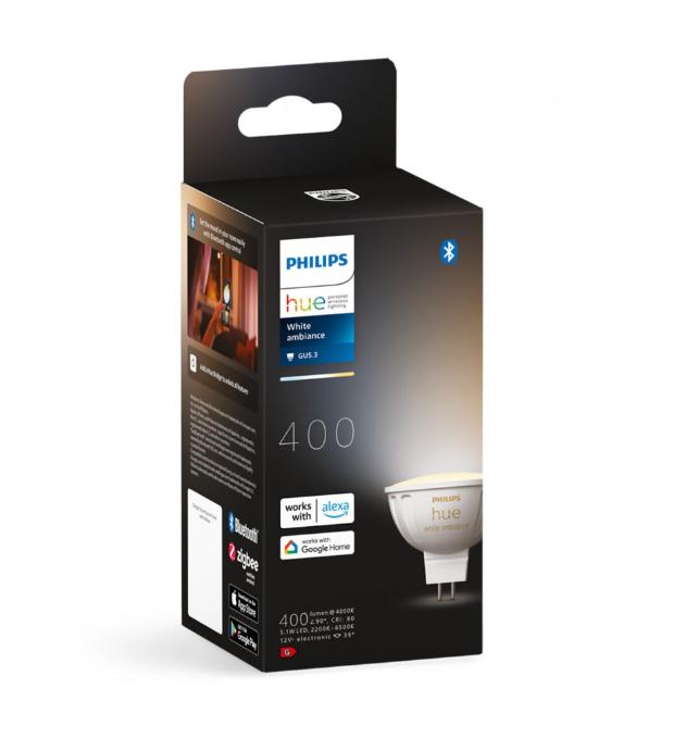 Lampadina led MR16 Philips Hue GU5,3 5,1W 2200-6500K White ambiance -  49134200 04