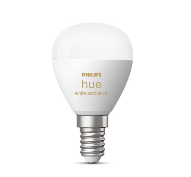 Lampadina led P45 Philips Hue E14 5,1W 2000-6500K White Ambiance - 49110600 02