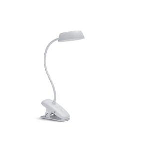 Lampada da tavolo led philips donutclip con batteria integrata 3w 4000k bianco - 39689000