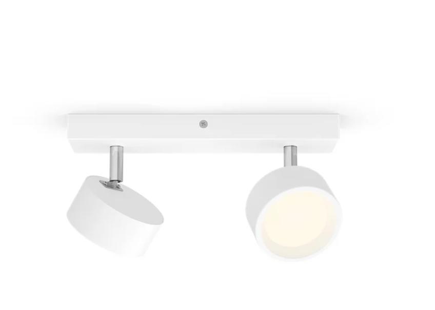 Faretto led Philips Bracia 2 luci 11W 2700K bianco - 17476400 01