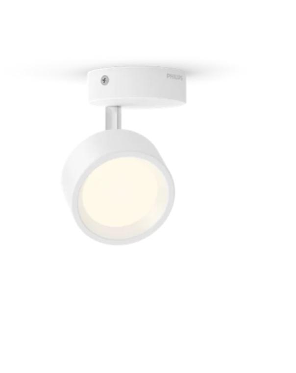 Faretto led Philips Bracia 1 luce 5,5W 2700K bianco - 17474000 01