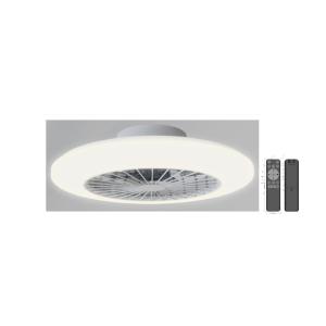 Ventilatore e plafoniera led philips amigo flat 2700/6500k diametro 50cm bianco - 24878600