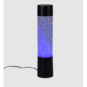 Lampada da tavolo led rgb  glitter 9w nero opaco - r50871032