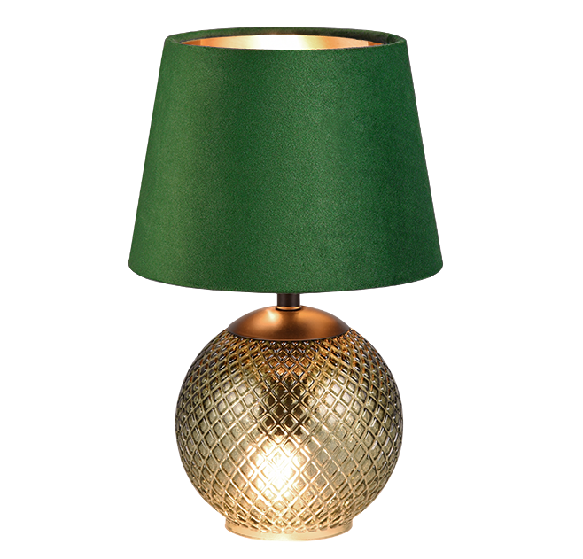 Lampada da tavolo Trio Lighting Jonna 2xE14 max 10W verde - R51242015 01