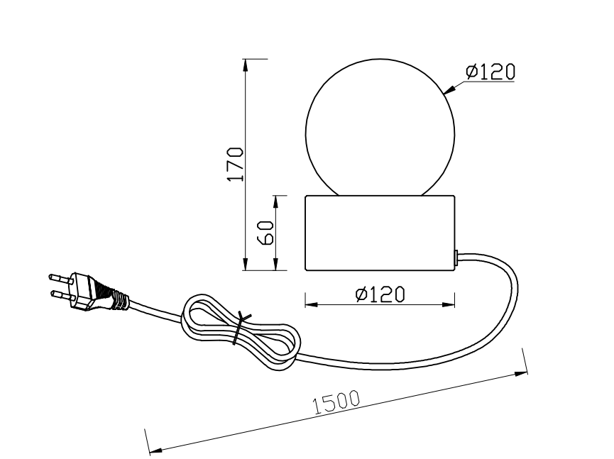 Lampada da tavolo touch Trio Lighting Countess 1xE14 max 25W caffu00e8 bianco - R59051065 04