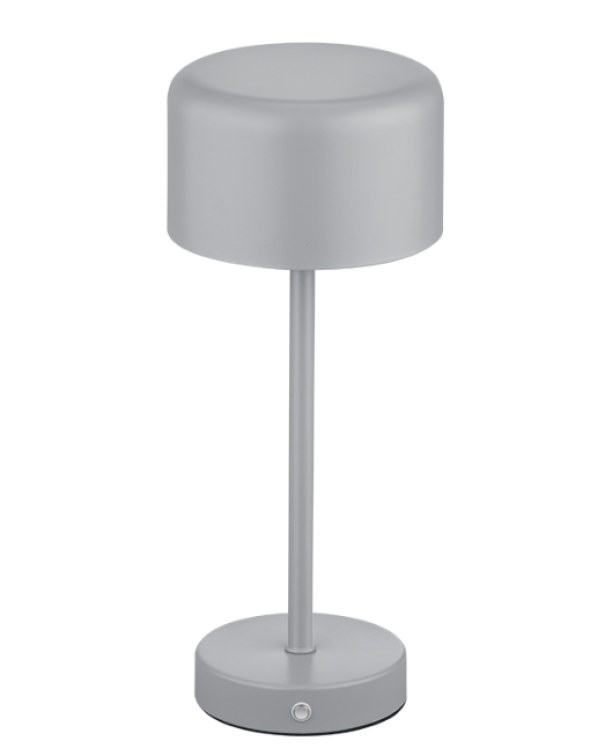 Lampada da tavolo led USB-C Trio Lighting Jeff 1.5W 3000K grigio - R59151177 01