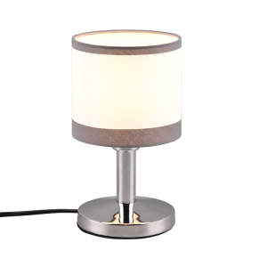 Lampada da tavolo touch  davos 1xe14 max 10w cromo bianco - r59551006