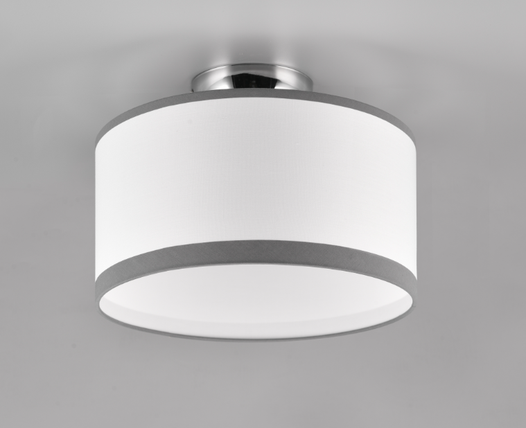 Plafoniera Trio Lighting Davos 2xE14 max 28W cromo bianco - R61552006 02