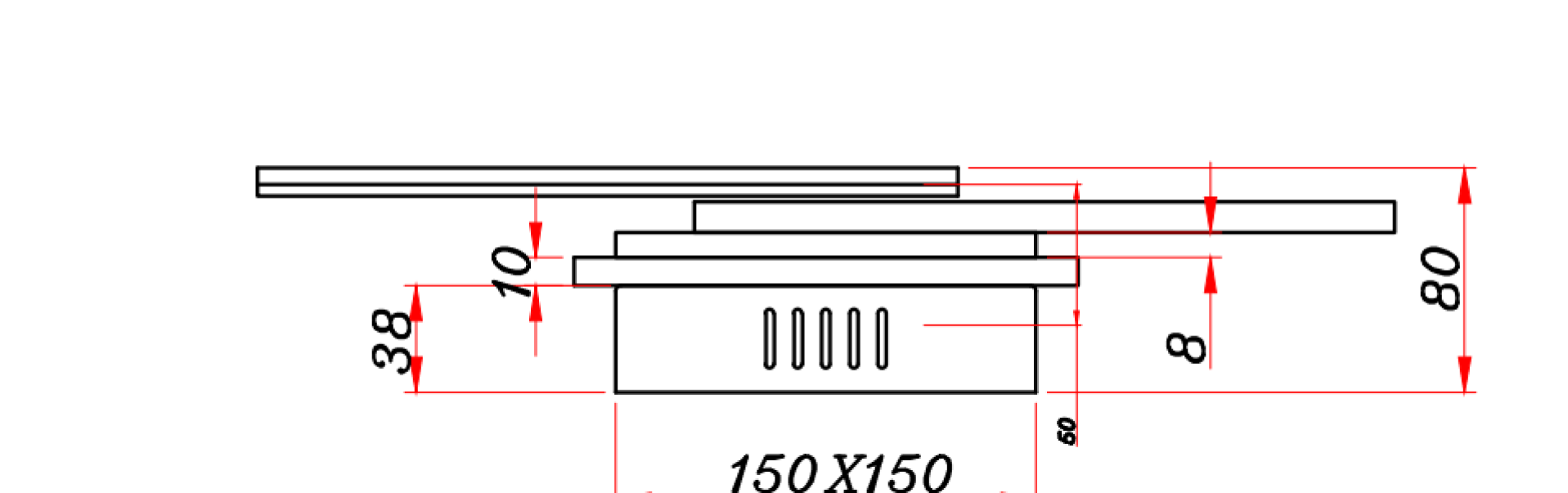 Plafoniera led quadrata Trio Lighting Giro 25W 2700-6000K legno - R62793635 06