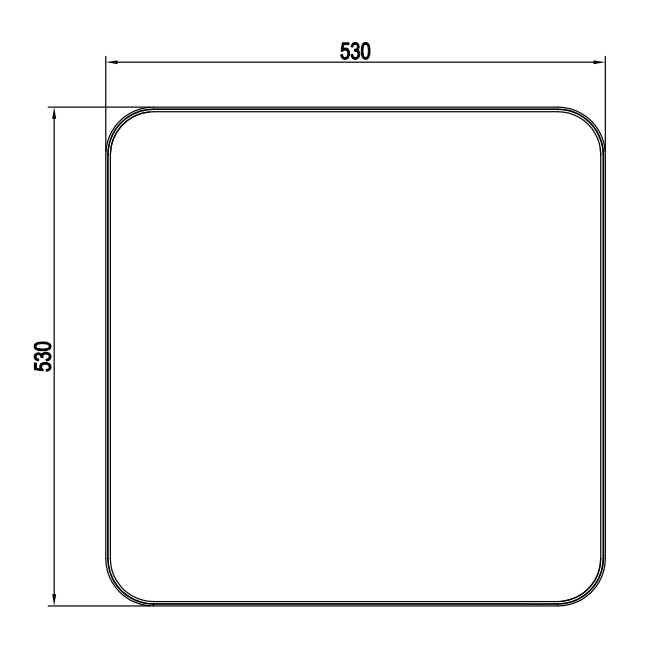 Plafoniera led quadrata Trio Lighting Blanca 46W 3000K bianco - R64141201 05