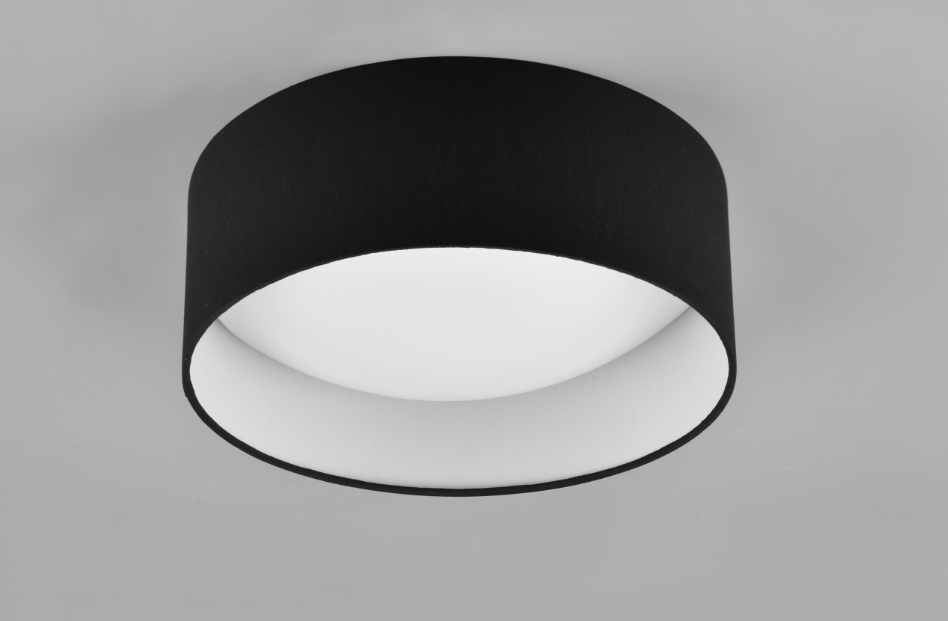 Plafoniera led Trio Lighting Locarno 12W 3000K bianco nero - R64191102 02