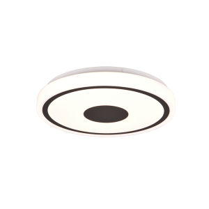 Plafoniera led  bunda 16w 3000k nero opaco - r64361132