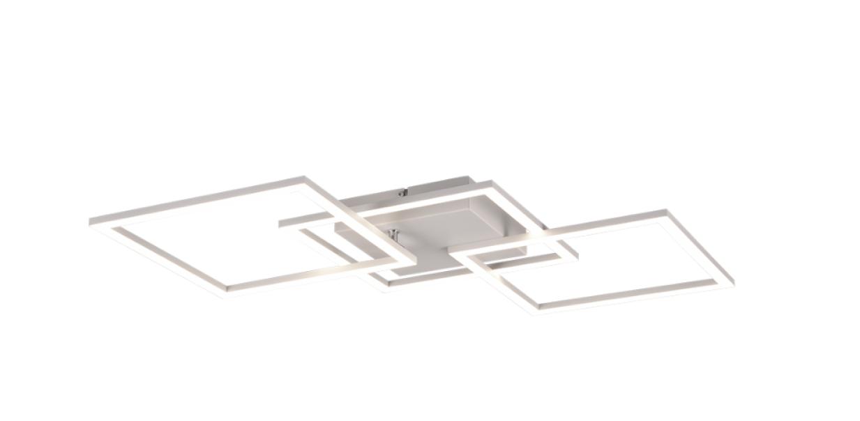 Plafoniera led Trio Lighting Trail 31W 4000K bianco opaco - R64493131 01