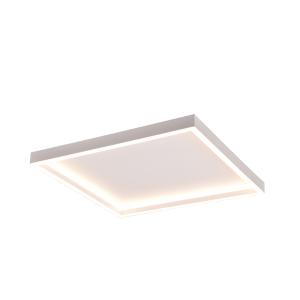 Plafoniera led quadrata  serie rotonda 20w 3000k bianco opaco - r64502931