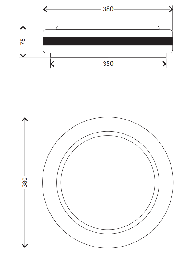 Plafoniera led RGB Trio Lighting Cartida 17W 2700-6500K bianco - R67244000 06