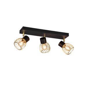 Faretto  ardon 3x e14 max 10w oro nero - r81383080