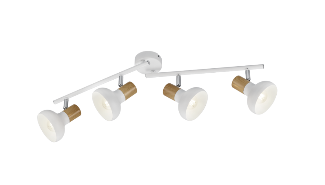 Faretti Trio Lighting Latika 4xE14 max 10W bianco opaco - R81524031 01