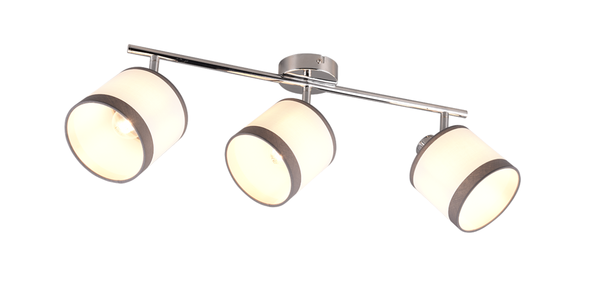 Faretti Trio Lighting Davos 3xE14 max 10W cromo bianco - R81553006 01