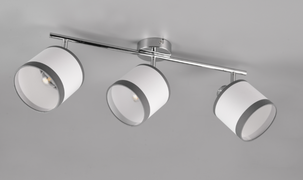 Faretti Trio Lighting Davos 3xE14 max 10W cromo bianco - R81553006 03