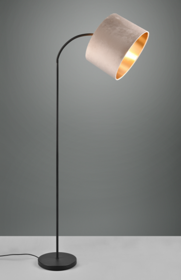 Lampada a piantana Trio Lighting Julieta 1xE27 max 60W nero beige - 419090144 02