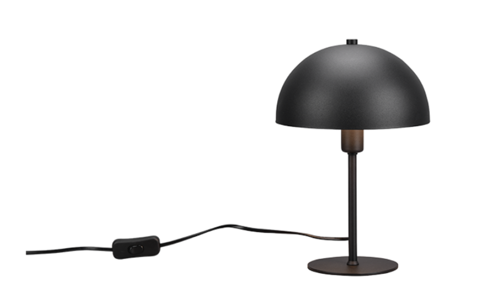 Lampada da tavolo Trio Lighting Nola 1xE14 max 28W nero opaco - 506200132 01