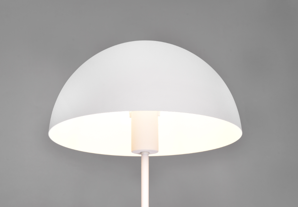 Lampada da tavolo Trio Lighting Nola 1xE27 max 40W bianco opaco - 506290131 02