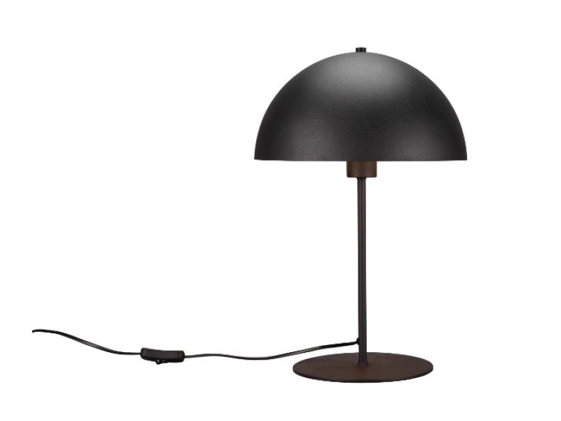 Lampada da tavolo Trio Lighting Nola 1xE27 max 40W nero opaco - 506290132 01