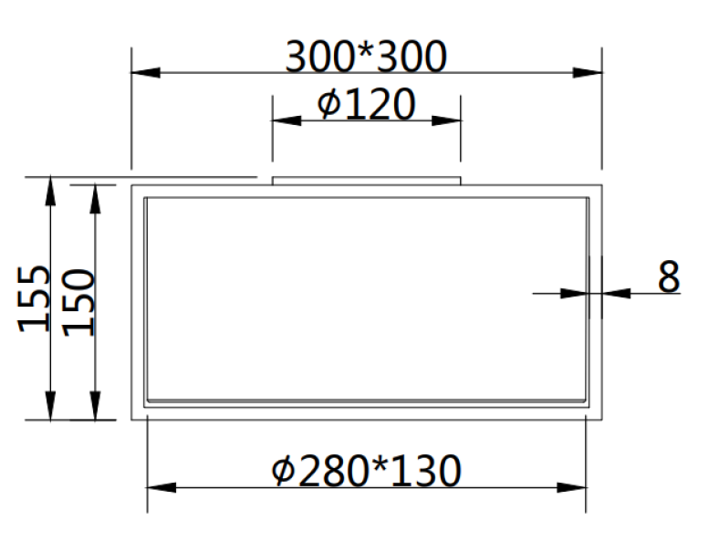 Plafoniera Trio Lighting Ross 2xE27 max 25W nero opaco - 603100244 06