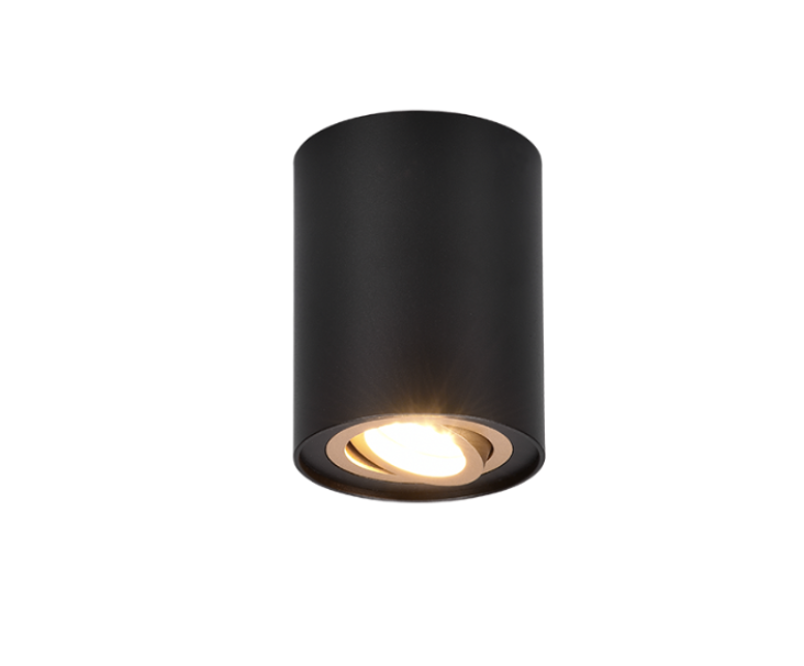 Plafoniera Trio Lighting Cookie 1xGU10 max 35W oro nero - 612900180 01