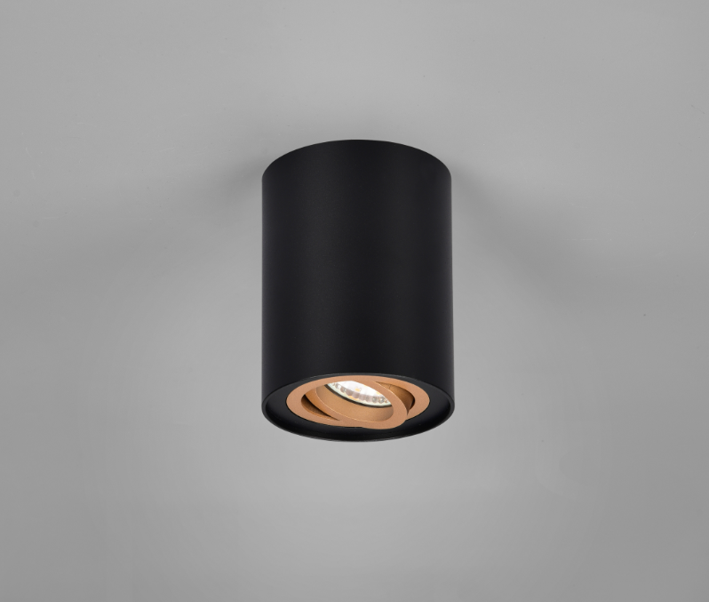 Plafoniera Trio Lighting Cookie 1xGU10 max 35W oro nero - 612900180 03