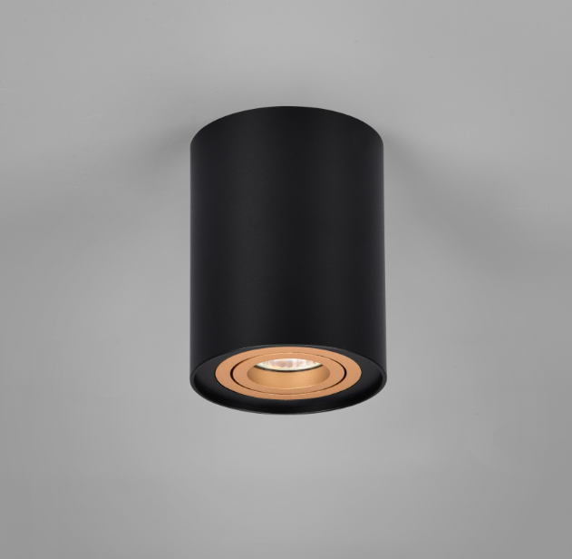 Plafoniera Trio Lighting Cookie 1xGU10 max 35W oro nero - 612900180 04