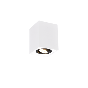 Plafoniera  biscuit 1xgu10 max 35w nero bianco - 613000134