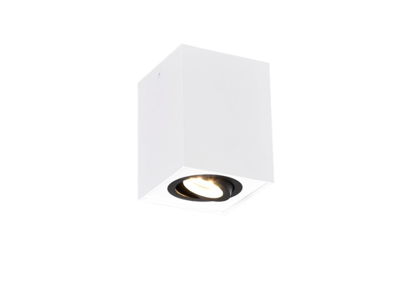 Plafoniera Trio Lighting Biscuit 1xGU10 max 35W nero bianco - 613000134 01