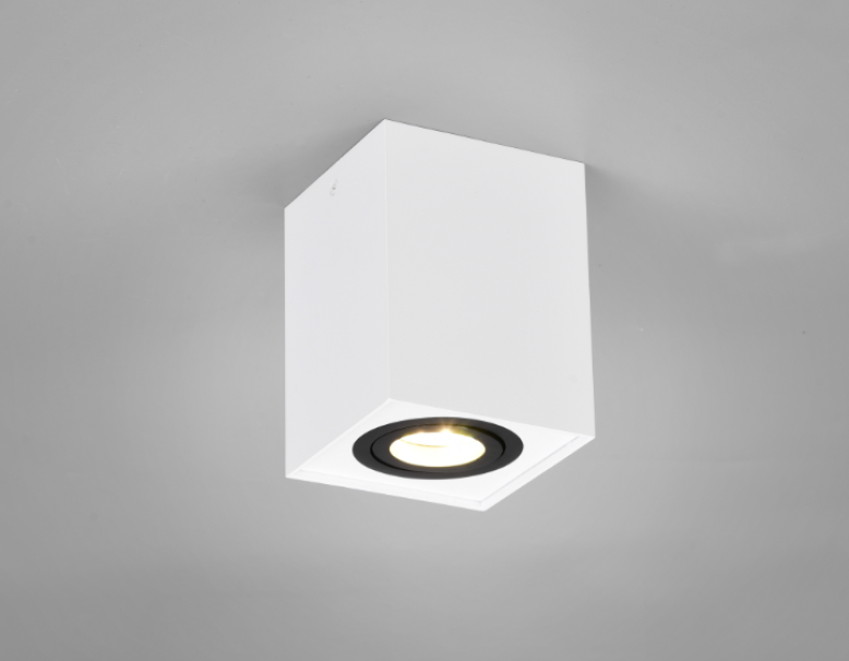 Plafoniera Trio Lighting Biscuit 1xGU10 max 35W nero bianco - 613000134 02