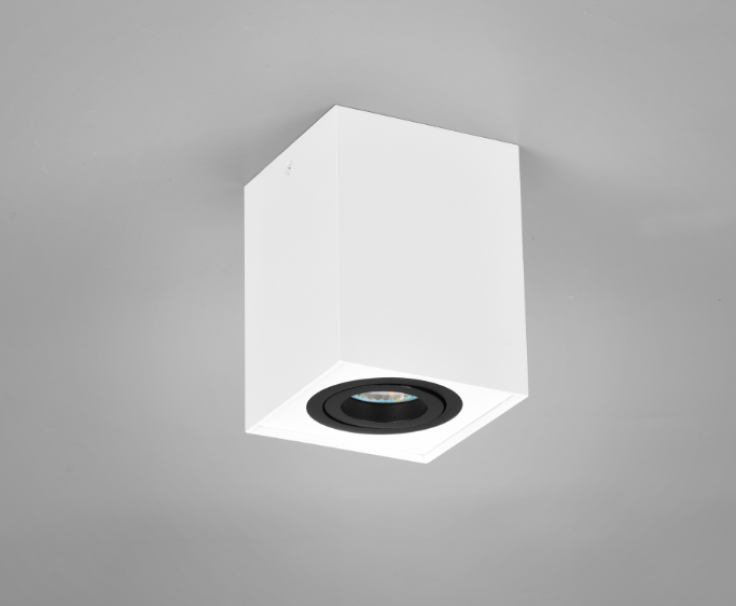 Plafoniera Trio Lighting Biscuit 1xGU10 max 35W nero bianco - 613000134 04