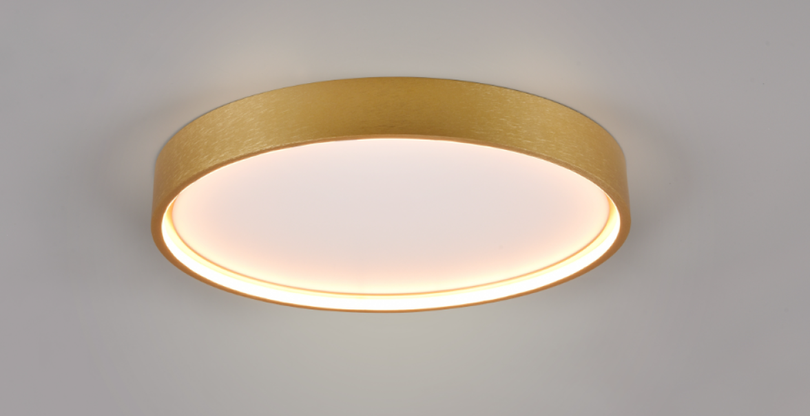 Plafoniera led Trio Lighting Doha 29W 2300+3000+4000K ottone satinato - 641310208 03