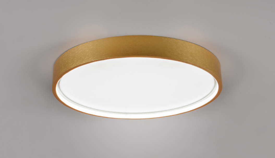 Plafoniera led Trio Lighting Doha 29W 2300+3000+4000K ottone satinato - 641310208 05