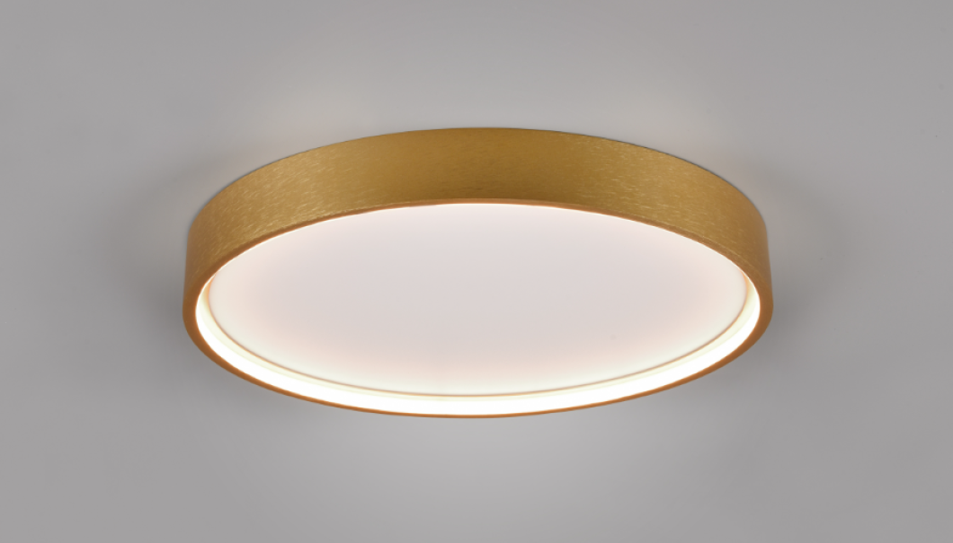 Plafoniera led Trio Lighting Doha 29W 2300+3000+4000K ottone satinato - 641310208 06