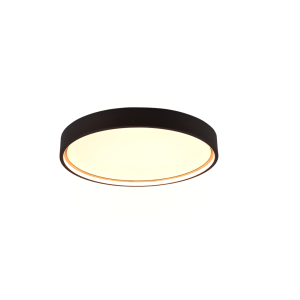 Plafoniera led  doha 29w 2300-3000-4000k nero - 641310232